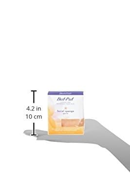 Buf-Puf Gentle Facial Sponge, Dermatologist Developed, Removes Deep Down Dirt & Makeup that Causes Breakouts and Blackheads, Reusable, Exfoliating, 6 Count
