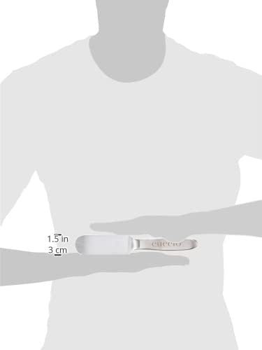 Cuccio Naturale Reusable Stainless Steel Pedicure File Kit – Includes 15 Black 80 Grit and 15 White 180 Grit Disposable Abrasive Refills – 100% Sanitizable with Ergonomic Handle