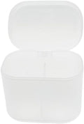 Sprigold home transparent cotton pads/swabs large capacity storage box with PP(polypropylene) material, easy to use and take,beautiful design, muti-purpose, moisture-proof and dust-proof (Home)