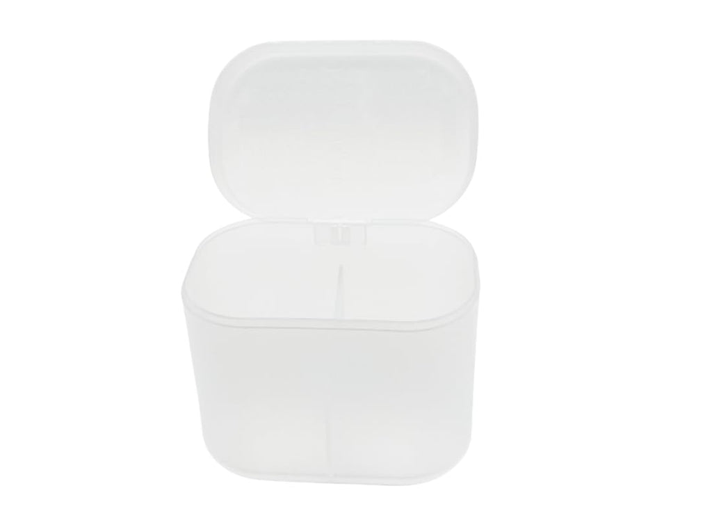 Sprigold home transparent cotton pads/swabs large capacity storage box with PP(polypropylene) material, easy to use and take,beautiful design, muti-purpose, moisture-proof and dust-proof (Home)