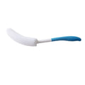 Shuiniba Body Back Bath Brush, Curve Long Handle Mesh Bag Sponge, Replaceable Scrubbing Brush, Exfoliating Skin Shower Brush, Length 15.35 Inch/39cm