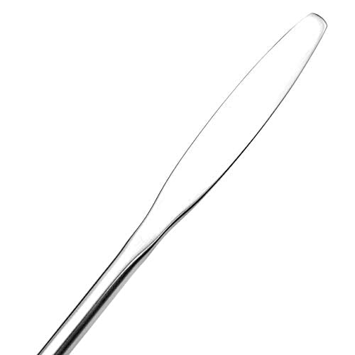 Wismee 5Pcs Makeup Spatula tool metal Set Professional Beauty Stainless Steel Cosmetics Mixer Long Metal Spatula Depotting Mixing Tool (#1)