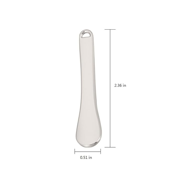LJHYSD 3 Pack Metal Cosmetic Spatulas,Mini Makeup Spoon,Eye Cream Applicator,Facial Cream Mask Scoop Tool,Beauty Spatulas for Facial Cosmetic Face Mask(Gold, Silver, Rose Gold)