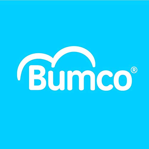 Bumco Mini Baby Diaper Cream Spatula with Case - BPA-Free Silicone Diaper Spatula with Suction Cup, Wipe-Clean Baby Bum Brush, Mom-Invented Butt Paste Applicator (Blue)