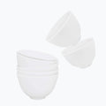 6 Pack Silicone Face Mask Mixing Bowls - Microwave & Freezer Safe, Non-Stick Esthetician Bowls for DIY Skincare, Clay Masks, Hair Color, 3.3-inch Esthetician Supplies(White)