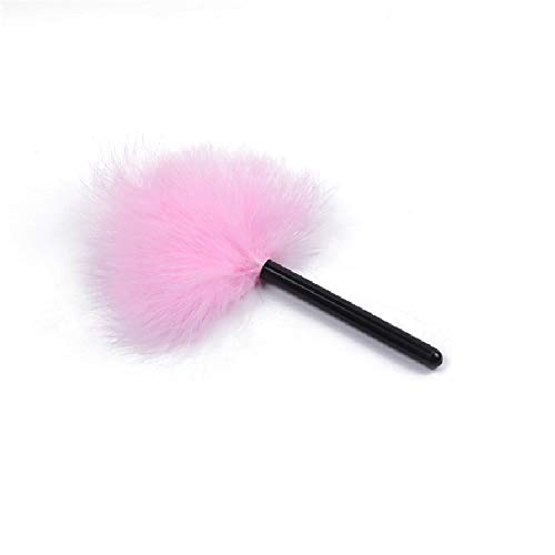 HIPLAYGIRL Easy Makeup Powder Puff -Soft Fluffy Turkey Villus, Craft, Natural Powder-Throwing Beauty Tool (Pink)