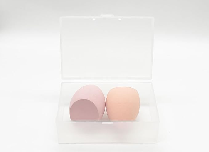 Sprigold travel transparent cotton pads/swabs large capacity storage box with PP(polypropylene) material, easy to use and take,beautiful design, muti-purpose, moisture-proof and dust-proof (Travel)