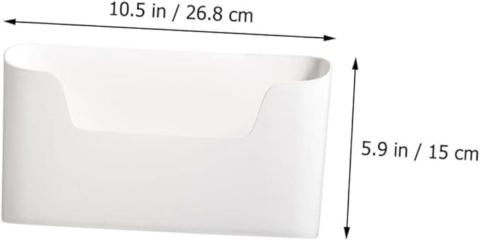 PRETYZOOM Multi-Function Hanging Storage Box for Kitchen and Bathroom Adhesive Wall-Mounted Organizer Refrigerator Side Shelf Space-Saving Container for Sundries and Cosmetics