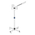 Upgrade Professional LCD Facial Steamer with Hot Mist, Esthetician Steamer for Salon Spa & Home, Stand Facial Steamer On Wheels, 33.8oz Large Upper Inlet Cup & 50s Fast Heating