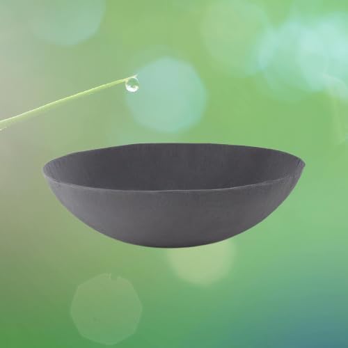 Henna Mixing Iron Bowl, Natural Hair Dye Making Wok kadai Without Handle in Iron, Mehendi Paste ka Bowl with Brush