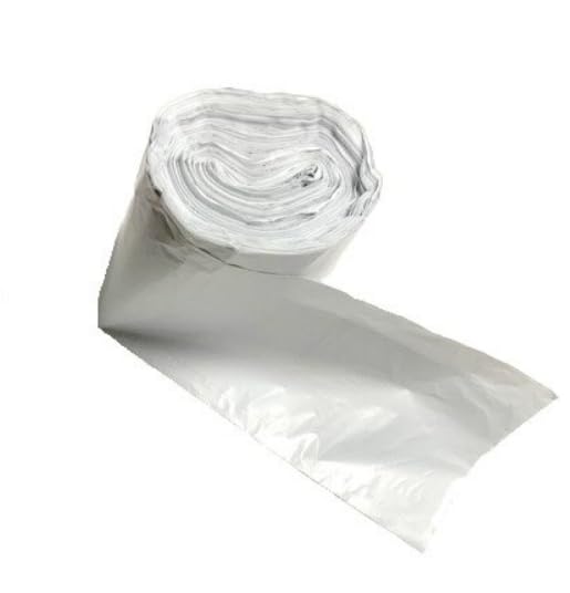 Maxdot 2 Roll 50 Bags Sanitary Napkin Disposal Receptacle Liner Surface Mount Feminine Hygiene Liner Plastic Bags for Wall Mountable Receptacles or Bin, Bathroom, Commercial, Restroom, 12 x 16 Inch