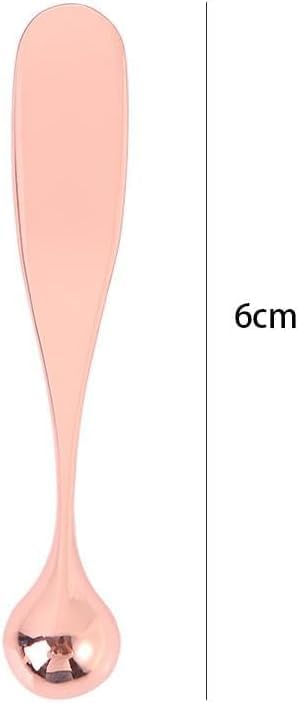 YuanHolumid Eye Cream Spoon, Cosmetic Spatulas Eye Roller Massage Stick Eye Cream Applicator Eye Massage Tool Skin Care Tool for Women Creams Skin Care (Rose Gold)