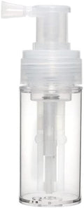 Duehut 110ml Powder Spray Bottle Portable Detachable Travel Spray Bottle Plastic Powder Sprayer Bottles Container PET Cosmetics BottleRefillable Hair Fiber Applicator for Home Barber Shop