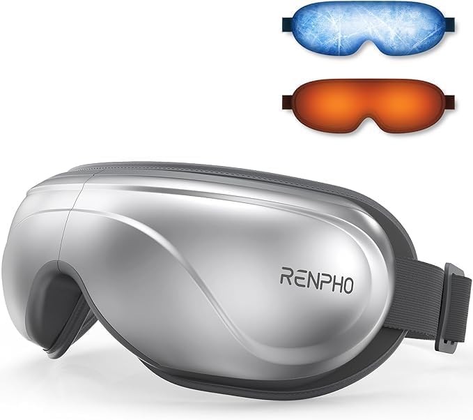 RENPHO Eye Massager with Heat and Cooling, Birthday Gifts for Men Women, Heated Eye Mask for Improve Sleep and Relaxation - Eyeris 2
