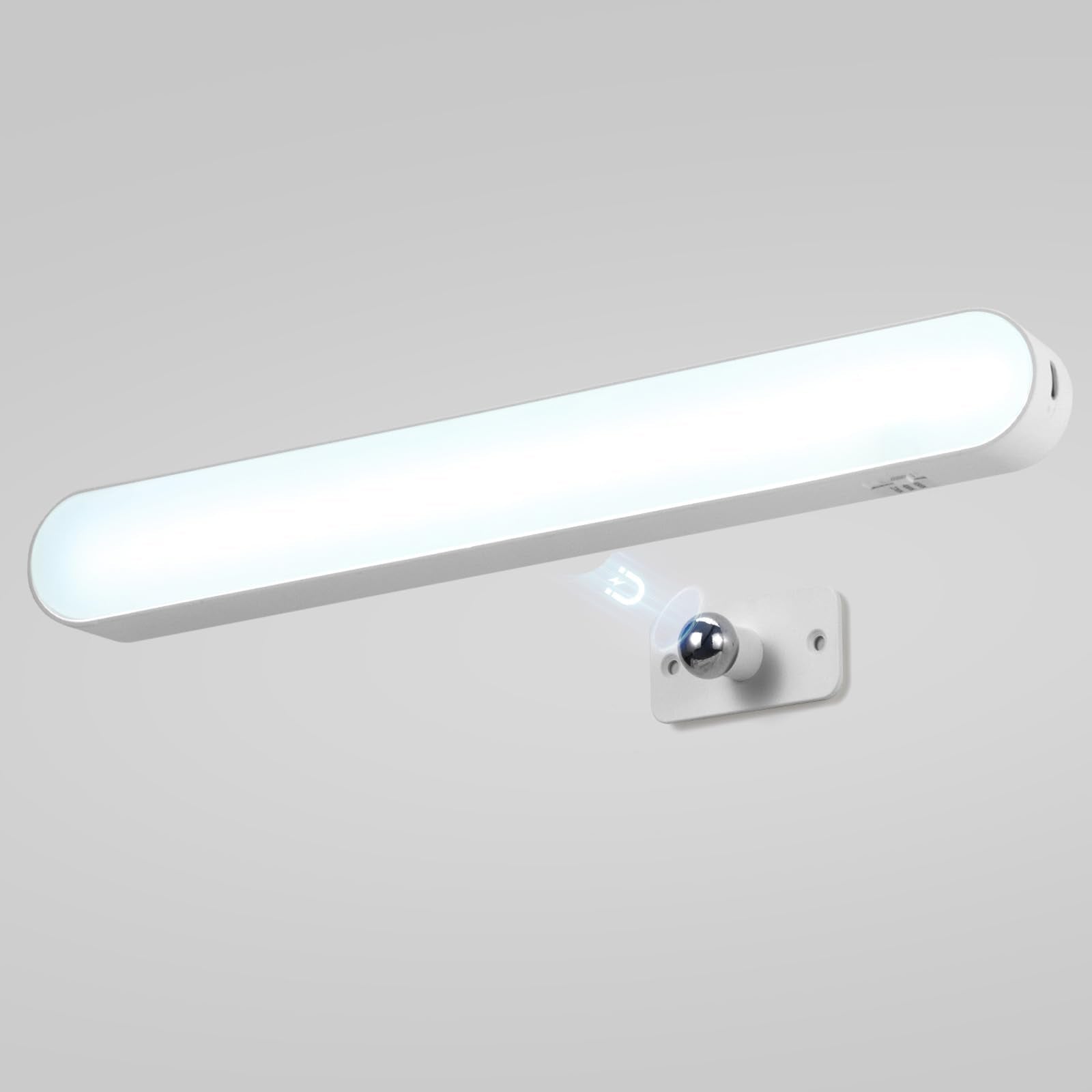 Combuh Rechargeable Makeup Light Bar LED Stick on Vanity Lighting for Mirror, 11Inch Super Bright 14 Days Long Last Battery Operated Wireless Attachable Wall Lamp for Bathroom Dresser Counter