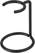 Portable Shaving Brush and Razor Holder Rack Dual Bracket Design for Soap Bowl Beauty Tool Organizer for Bathroom Home and Shop Use Black