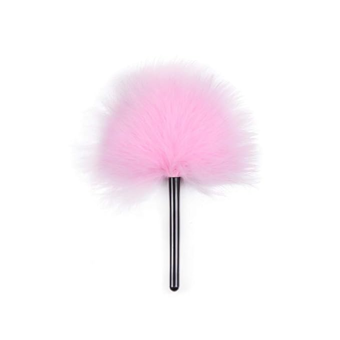 HIPLAYGIRL Easy Makeup Powder Puff -Soft Fluffy Turkey Villus, Craft, Natural Powder-Throwing Beauty Tool (Pink)