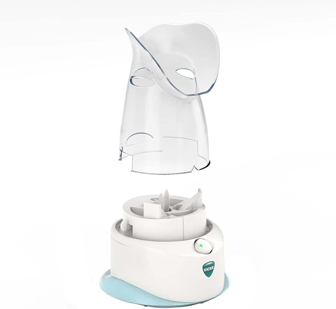 Vicks Personal Steam Inhaler for Targeted, Natural Steam Relief for Allergies, Congestion, Cough & Colds, and Sinus Irritation, Use with VapoPads - 1 Included