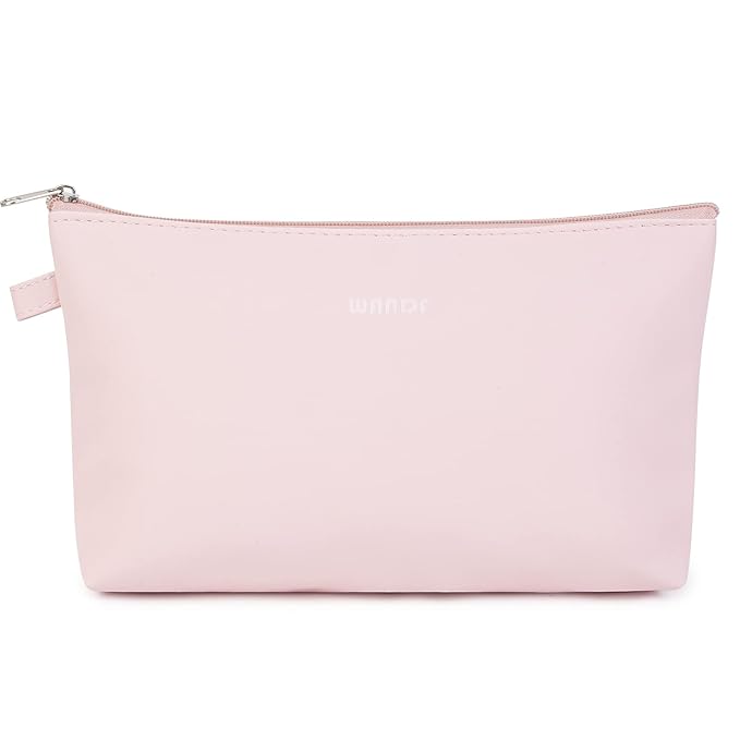 WANDF Small Makeup Bag for Purse, Small Cosmetic Bag for Women