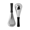 Ice Globes for Face & Eyes, Unbreakable Stainless Steel Cryo Sticks for Beauty Routines, Facials Cold Roller Cooling Globes for Puffiness, Wrinkles, Dark Circles, Headaches(Black)