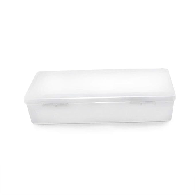 Rolabling Transparent Box Storage Case for Nail Art Equipment Manicure Tool