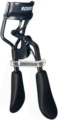 Rosiesst Professional Eyelash Curler, Stainless Steel with Silicone Pads, Ergonomic Design for a Comfortable Grip, Super Curling, Compact Travel Size. Black Lash curlers.