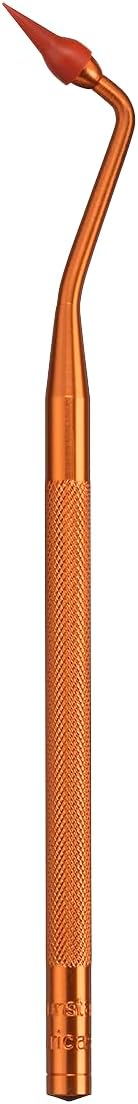 GUM Stimulator Permanent Handle with 1 Rubber Tip, Long-Handled Massager & Plaque Remover for Teeth Health, 1 Count (Pack of 6)