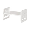 Ipotive Adjustable Top Storage Shelf for Refrigerator or Washer, Dryer Countertop, Expandable Storage Shelves for Kitchen, Laundry Room and Dorm Room (White)
