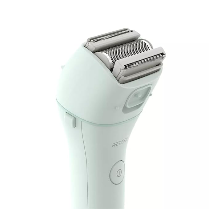 Panasonic Electric Shaver for Women Legs & Body, Wet & Dry Cordless Electric Razor with Bikini Trimmer Attachments, 3 Hypoallergenic Blades, Perfect for Travel, Shower and Everyday Use - ES-WL60-G