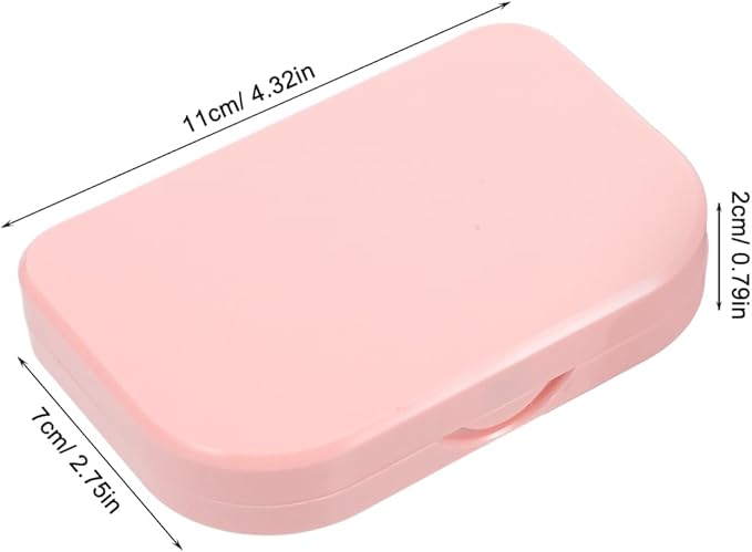 WOFASHPURET Eyelash Storage Box 2 Pack Reusable False Eyelash Organizer Case Compact Case for Travel Daily Use Office Shopping and Friends Gatherings 4.33 X 2.75 X 0.78 in