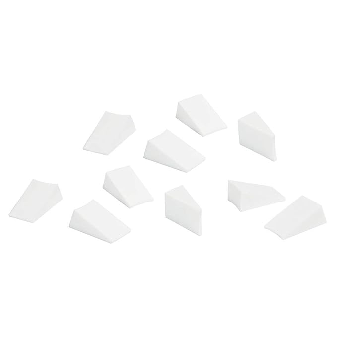 Artist's Choice Makeup Wedges, 100 Pack Triangle Cosmetic Sponges for Foundation, Blush, Concealer, and Eye Shadow, Crisp Edges for Precise Blending and Smoothing, Latex-Free, Single-Use