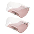 Baluue Makeup Mixing Tray Gloves 2-Pack Cosmetic Plate for Foundation and Eyeshadow Blending Soft Reusable Hand Palette Tool for Makeup Artists and Beauty Routine