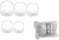 5Pcs Different Shape for Beard,Men's Beard Styling Tools Set,Casual Men's Beauty Care,Men's Beard Trimmer(White)
