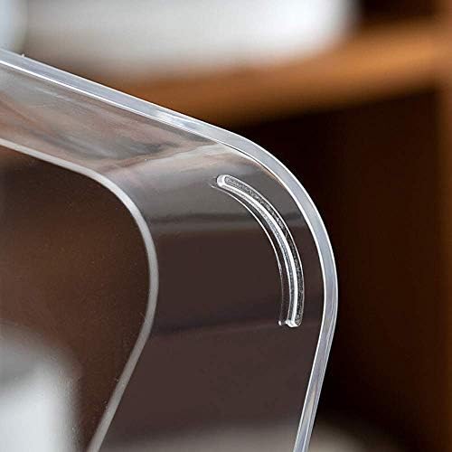 Makeup Tray Holder Organizer Cosmetic Display Case Tabletop Desktop Vanity Countertop Bathroom Wall Cabinet Medicine Storage Box 9 Dividers 2 Removable Women Ladies Girls Gifts Crystal Clear 1 PACK