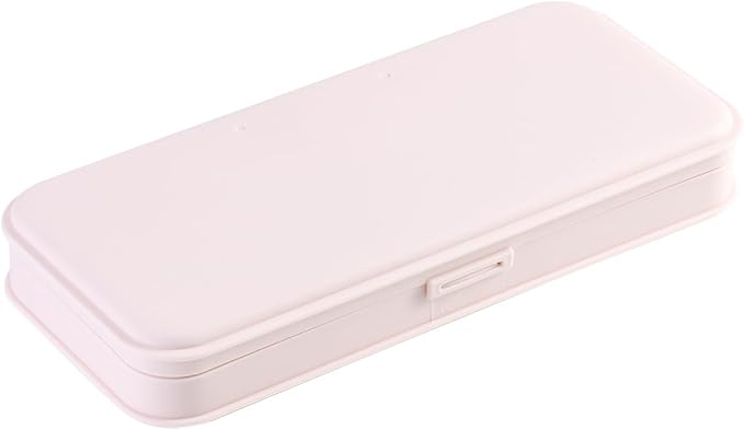 FSpronail Nail Art Tool Storage Box, Plastic Manicure Tool Box, Manicure Efile Accessories Drill Kit Case, Beauty tool Case, Tweezers Container, Travel Salon Home, Nail Implement for Esthetician -Pink