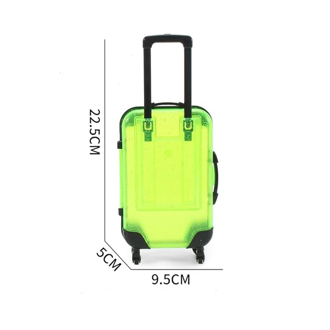 HBZGTLAD 10pcs false eyelashes packaging box pink luggage lashes suitcase mink lashes packing fluffy and curly case empty (A-yellow)