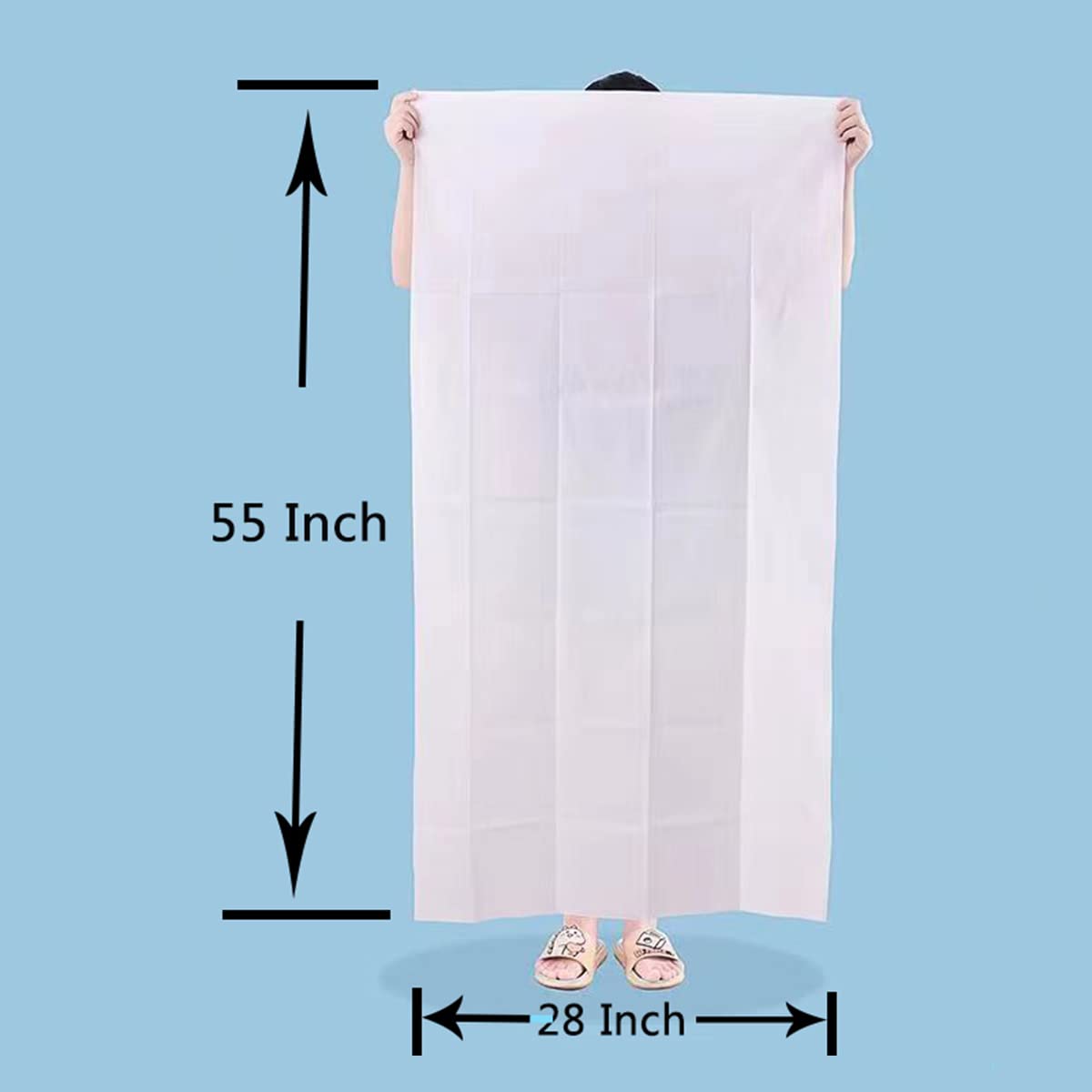 Eamecl Large Compressed Bath Towels for Travel, Individually Wrapped Disposable Body Towels, Extra Thick Cotton Blend Portable Towel Tablets for Hotel, Camping, Gym, Sauna, Hiking– Reusable,No Lint