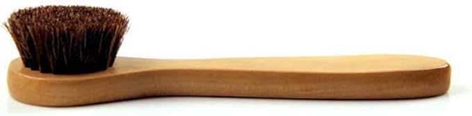 HiKin Facial Cleansing Brush, Wood Handle Soft Horsehair Natural Bristles Face Brush Cleanser, 2 Pack Face Skin Care Exfoliating Scrub Brush.