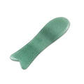 TOP SEWING Facial Gua Sha Tool for Chin Massage Tool Natural Jade Stone Gua Sha Board for Face SPA Acupuncture Therapy Trigger Point Treatment