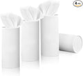4 PCS Car Tissue Holder, Quick Convenient Refill Cylinder Facial Tissue Holder, Travel Tissues Box Round Container Suitable for Car Cup Holder, Universal Car Accessories (White)