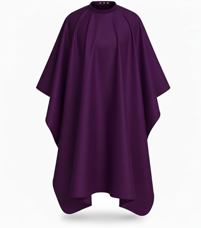 DONNA Professional Hairstyling Cape, Hair Cutting Cape with Extra Long Closure, M to XL