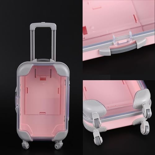 HomeSoGood 2 Pack Mini Size Fake Eyelash Organizer Case, Luggage Shape Suitcase Design False Eyelashes Packing Boxe for Travel 3x5 Inch
