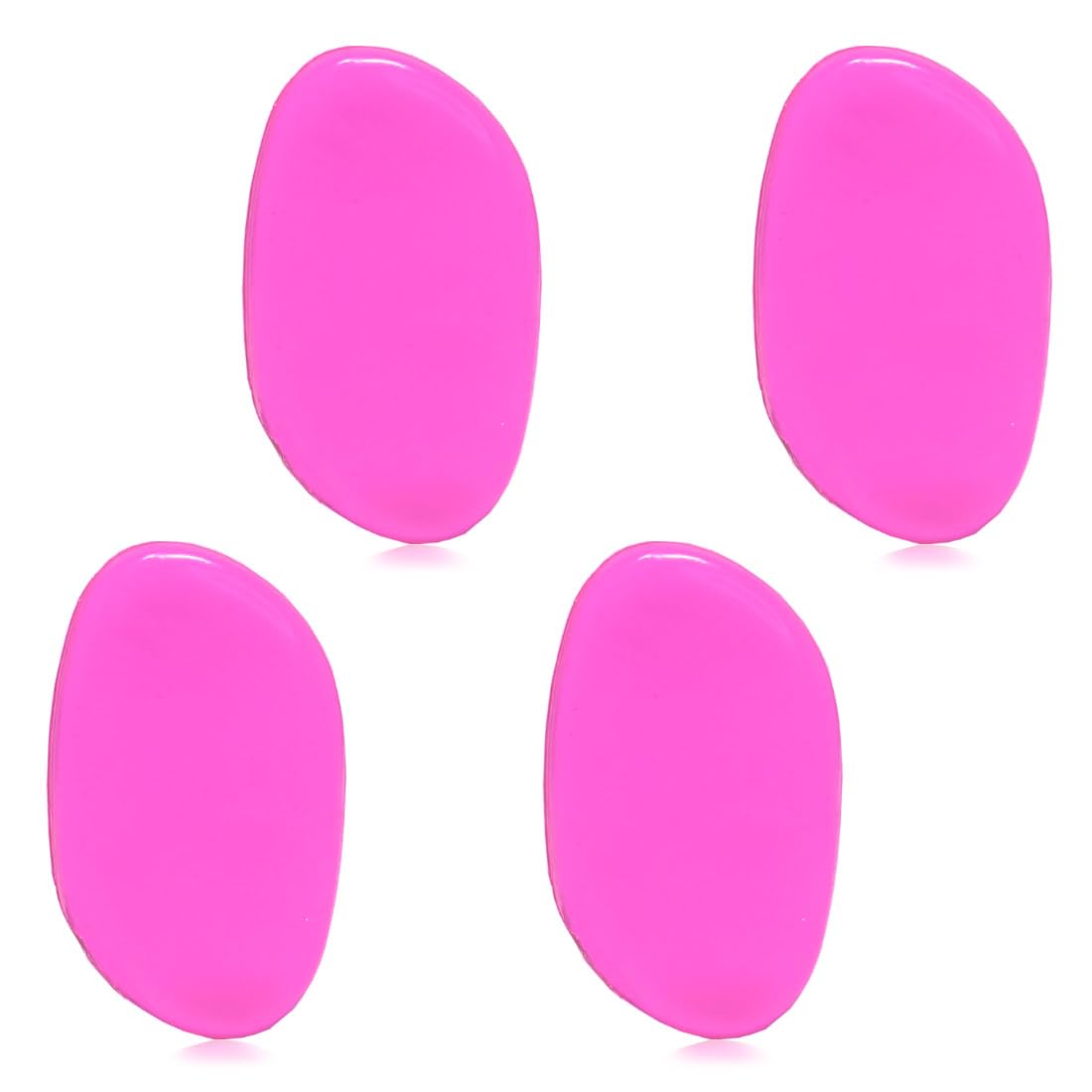 ZHome Washable Silicone Sponge Jelly Applicator for Cream Gel Foundation - Face Silisponge Cosmetic Beauty Makeup Tools Blender White 2PCS