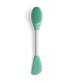 LASSKY Silicone Brushes,Double-Ended Silicone Face Mask Brush,Facial Cleansing Brush, Premium Soft Facial Masks Other Skin Care Applicator Tool for Cream, Body Lotion,Moisturizer (Green)