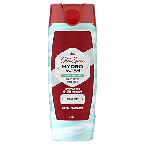 Old Spice Moisturizing Body Wash for Men, Hydro Wash, 2-in-1 Long Lasting Scent & Deep Hydration, 24/7 Shower Fresh