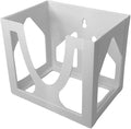 Sneeze Eaze Wall-Mounted Tissue Box Holder - Space-Saving Design - Easy Loading & Stylish Home Decor - Versatile Installation Options - Perfect for Home, Office & School - Made in The USA (White)