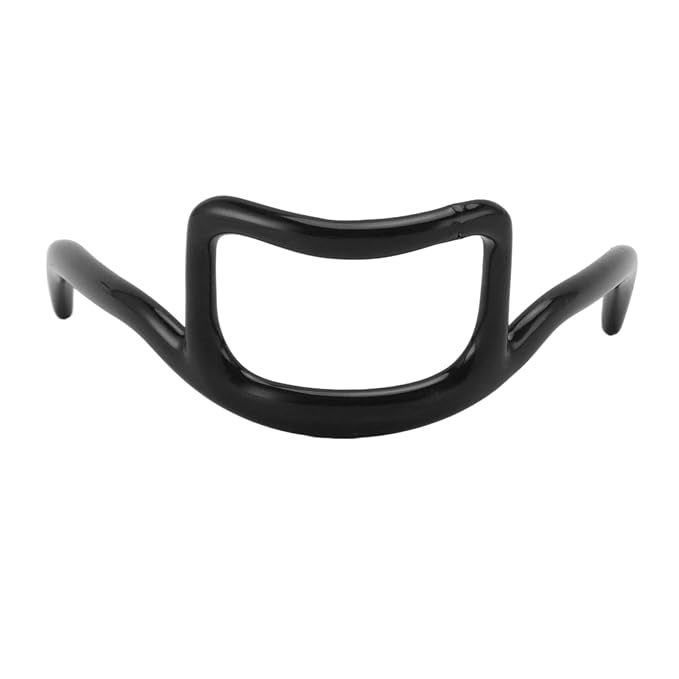 Tyenaza Beard Shaper, Hair Grooming Versatile Portable Shaping Tool Face Hair Styling Template for Men (Black)