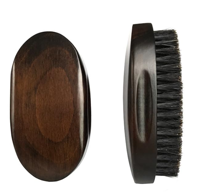 Tipuuz Medium Hard Palm Wave Hair Brushes for Men's Hair Styling