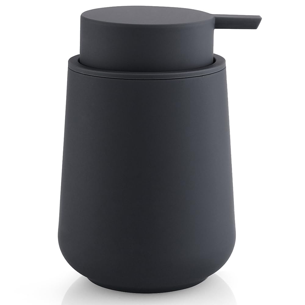 YAUKPH Matte Gray Liquid Hand Soap Dispenser Plastic