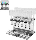 Manual Perfume Dispenser - 12-Bottle Liquid Filling Machine, Desktop Filler for Salon, Bar, Studio - Perfect Transfer Tool for Fragrance, Essential Oils & Cosmetics